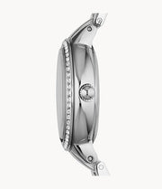  Shop Authentic Fossil Virginia Silver Dial Silver Steel Strap Watch for Women - ES3282 - Luxxuri