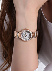  Shop Authentic Fossil Virginia White Dial Rose Gold Steel Strap Watch for Women - ES3284 - Luxxuri