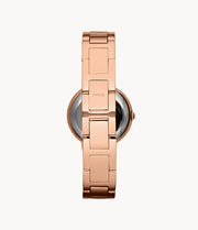  Shop Authentic Fossil Virginia White Dial Rose Gold Steel Strap Watch for Women - ES3284 - Luxxuri