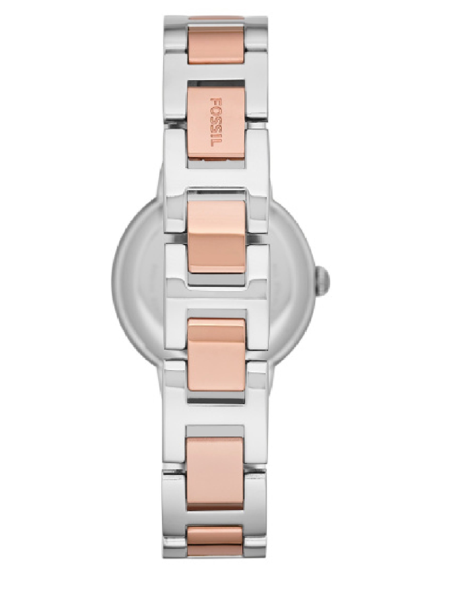  Shop Authentic Fossil Virginia Rose Gold Dial Two Tone Steel Strap Watch for Women - ES3405 - Luxxuri