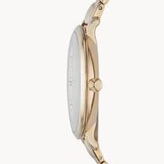  Shop Authentic Fossil Jacqueline White Dial Gold Steel Strap Watch for Women - ES3434 - Luxxuri