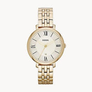  Shop Authentic Fossil Jacqueline White Dial Gold Steel Strap Watch for Women - ES3434 - Luxxuri