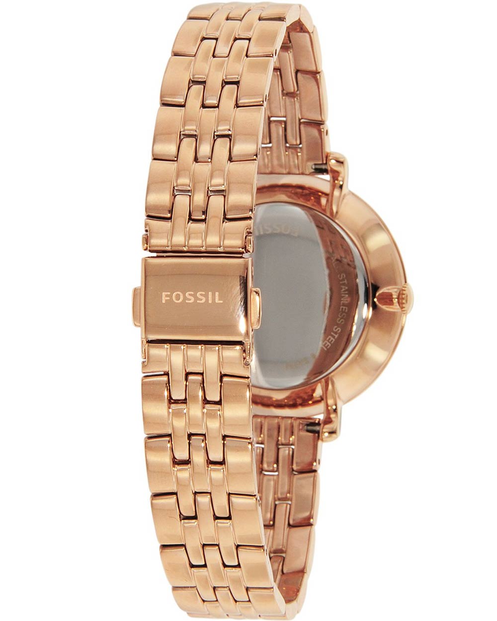  Shop Authentic Fossil Jacqueline Rose Gold Dial Rose Gold Steel Strap Watch for Women - ES3435 - Luxxuri