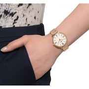 Shop Authentic Fossil Jacqueline Rose Gold Dial Rose Gold Steel Strap Watch for Women - ES3435 - Luxxuri