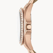  Shop Authentic Fossil Riley White Dial Sand Leather Strap Watch for Women - ES3466 - Luxxuri