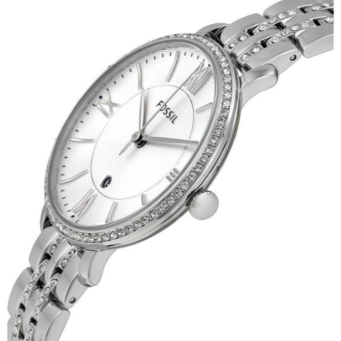  Shop Authentic Fossil Jacqueline White Dial Silver Steel Strap Watch for Women - ES3545 - Luxxuri