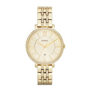  Shop Authentic Fossil Jacqueline Gold Dial Gold Steel Strap Watch for Women - ES3547 - Luxxuri