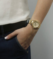  Shop Authentic Fossil Stella Multifunction Gold Dial Gold Steel Strap Watch for Women - ES3589 - Luxxuri