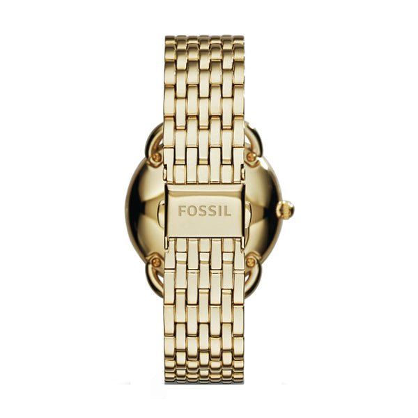  Shop Authentic Fossil Tailor Gold Dial Gold Steel Strap Watch for Women - ES3714 - Luxxuri