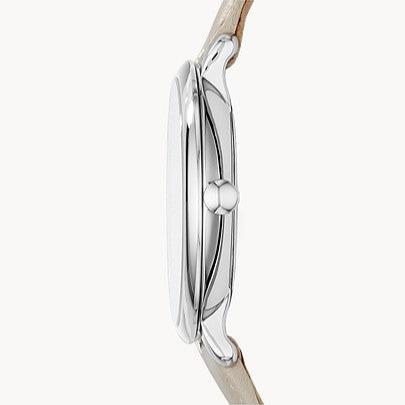  Shop Authentic Fossil Jacqueline White Dial Beige Leather Strap Watch for Women - ES3793 - Luxxuri