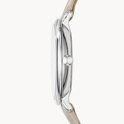  Shop Authentic Fossil Jacqueline White Dial Beige Leather Strap Watch for Women - ES3793 - Luxxuri