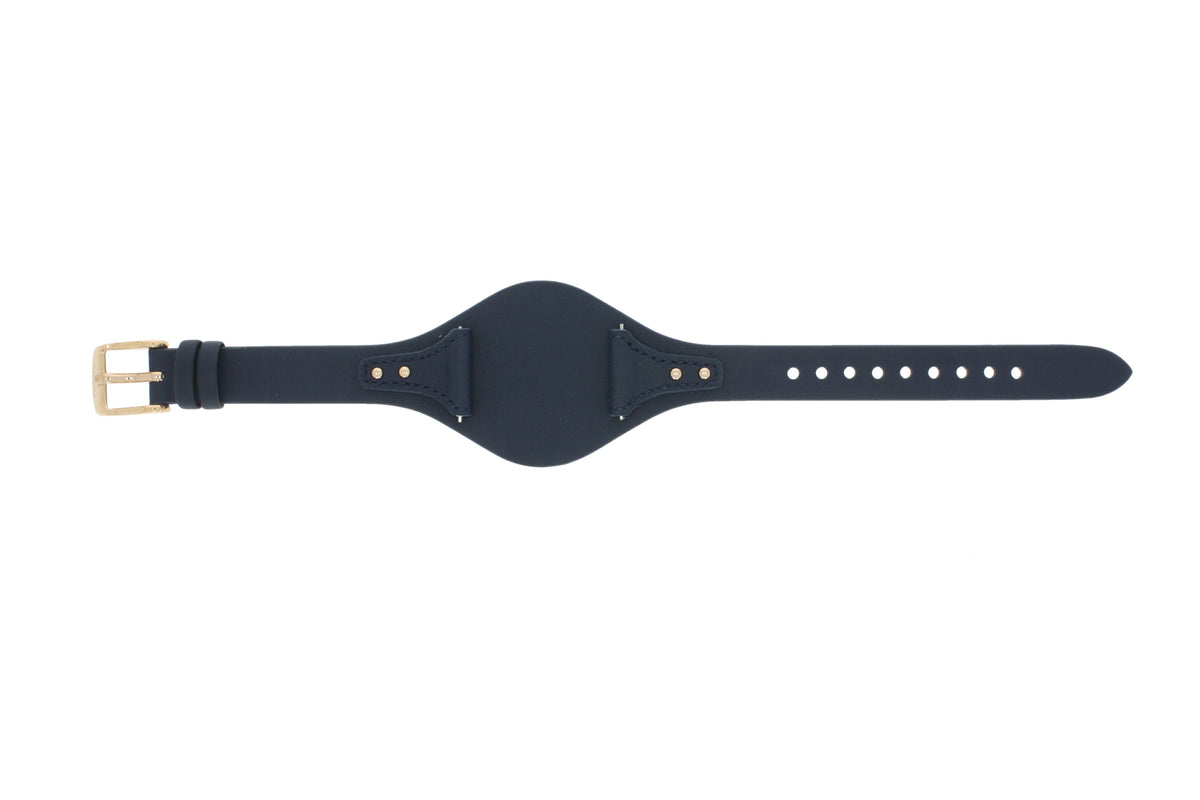  Shop Authentic Fossil Original Boyfriend Chronograph White Dial Navy Blue Leather Strap Watch for Women - ES3838 - Luxxuri