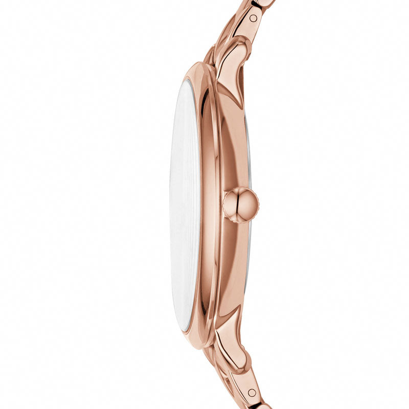  Shop Authentic Fossil Jacqueline Rose Gold Dial Rose Gold Steel Strap Watch for Women - ES3970 - Luxxuri