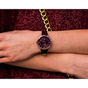 Shop Authentic Fossil Jacqueline Burgundy Dial Burgundy Leather Strap Watch for Women  - ES4099 - Luxxuri