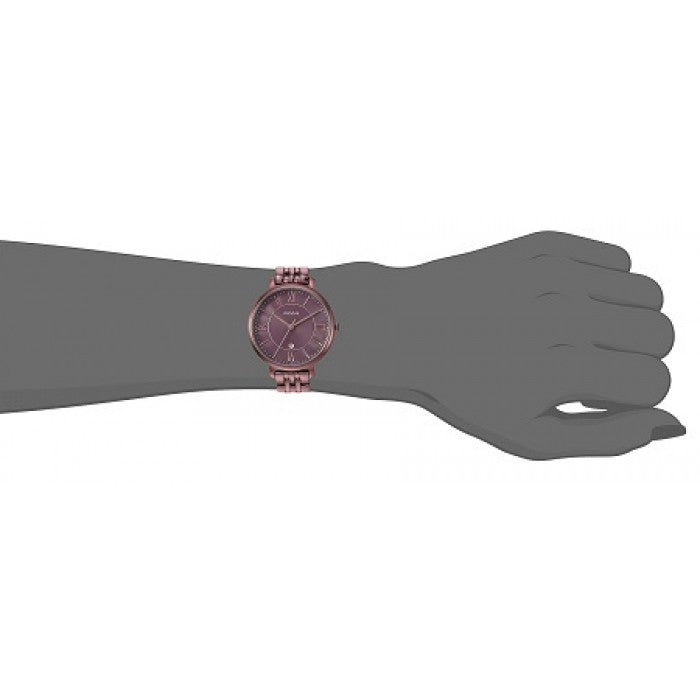  Shop Authentic Fossil Jacqueline Brown Dial Brown Steel Strap Watch for Women - ES4100 - Luxxuri