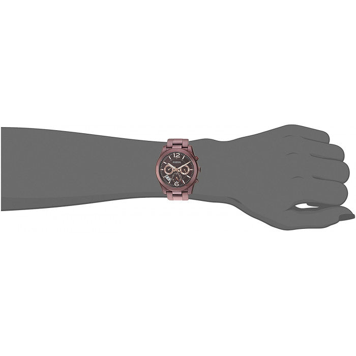  Shop Authentic Fossil Perfect Boyfriend Multifunction Maroon Dial Maroon Steel Strap Watch for Women - ES4110 - Luxxuri