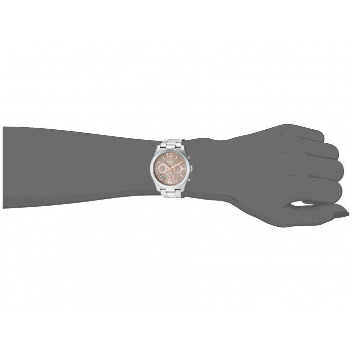  Shop Authentic Fossil Perfect Boyfriend Taupe Dial Silver Steel Strap Watch for Women - ES4146 - Luxxuri