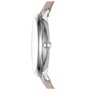  Shop Authentic Fossil Jacqueline Blush Mother of Pearl Dial Pink Leather Strap Watch for Women - ES4151 - Luxxuri