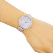  Shop Authentic Fossil Jacqueline Blush Mother of Pearl Dial Pink Leather Strap Watch for Women - ES4151 - Luxxuri