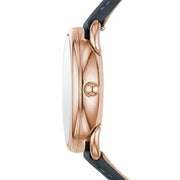  Shop Authentic Fossil Tailor White Dial Blue Leather Strap Watch for Women - ES4260 - Luxxuri