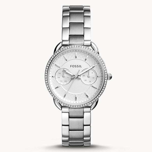  Shop Authentic Fossil Tailor White Dial Silver Steel Strap Watch for Women - ES4262 - Luxxuri