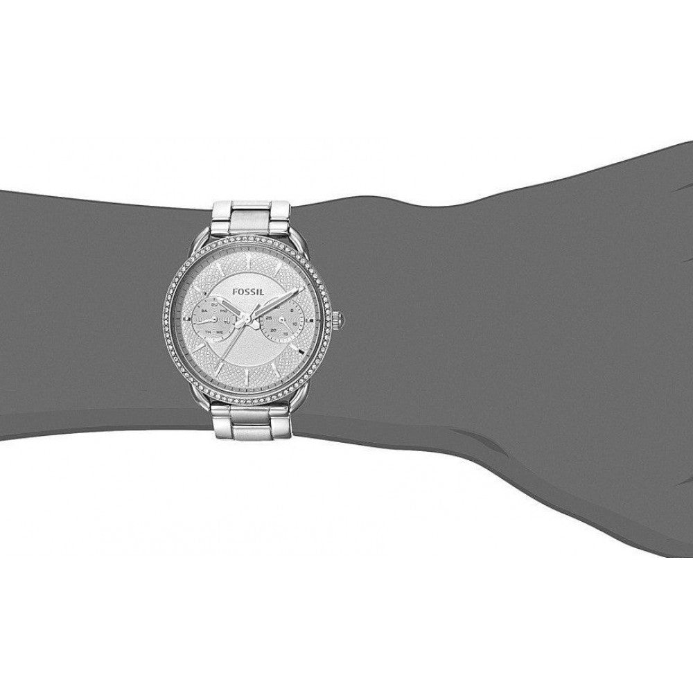  Shop Authentic Fossil Tailor White Dial Silver Steel Strap Watch for Women - ES4262 - Luxxuri