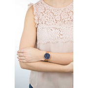  Shop Authentic Fossil Jacqueline Three Hand Date Luggage Blue Dial Brown Leather Strap Watch for Women - ES4274 - Luxxuri
