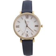  Shop Authentic Fossil Jacqueline White Dial Blue Leather Strap Watch for Women - ES4291 - Luxxuri