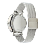  Shop Authentic Fossil Jacqueline Mother of Pearl Blue Dial Silver Mesh Strap Watch for Women - ES4322 - Luxxuri