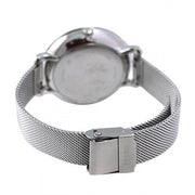  Shop Authentic Fossil Jacqueline Mother of Pearl Blue Dial Silver Mesh Strap Watch for Women - ES4322 - Luxxuri