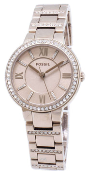  Shop Authentic Fossil Virginia Pink Dial Pink Steel Strap Watch for Women - ES4482 - Luxxuri
