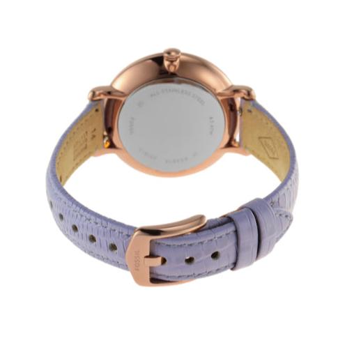  Shop Authentic Fossil Jacqueline Purple Dial Purple Leather Strap Watch for Women - ES4814 - Luxxuri
