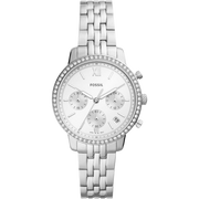  Shop Authentic Fossil Neutra Chronograph Silver Dial Silver Steel Strap Watch for Women - ES5217 - Luxxuri