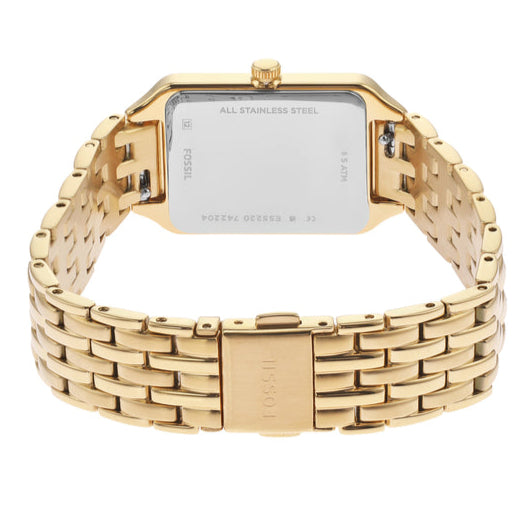  Shop Authentic Fossil Raquel Three Hand Date White Dial Gold Steel Strap Watch For Women - ES5220 - Luxxuri
