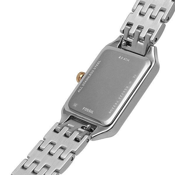  Shop Authentic Fossil Raquel Three Hand White Dial Two Tone Steel Strap Watch For Women - ES5222 - Luxxuri