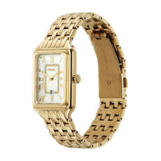  Shop Authentic Fossil Raquel Three Hand Mother of Pearl Dial Gold Steel Strap Watch For Women - ES5304 - Luxxuri