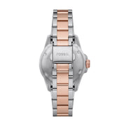  Shop Authentic Fossil Blue Dive Three Hand Gray Dial Two Tone Steel Strap Watch For Women - ES5348 - Luxxuri