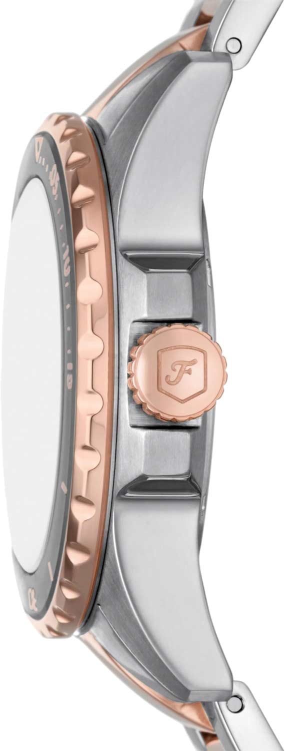  Shop Authentic Fossil Blue Dive Three Hand Gray Dial Two Tone Steel Strap Watch For Women - ES5348 - Luxxuri