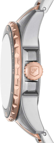  Shop Authentic Fossil Blue Dive Three Hand Gray Dial Two Tone Steel Strap Watch For Women - ES5348 - Luxxuri