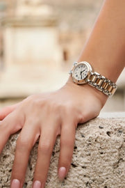  Shop Authentic Longines PrimaLuna Automatic 26.5mm Silver Dial Two Tone Steel Strap Watch for Women - L8.111.5.78.6 - Luxxuri