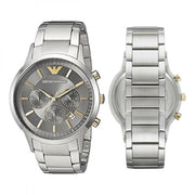  Shop Authentic Emporio Armani Quartz Grey Dial Silver Steel Strap Watch For Men - AR11047 - Luxxuri