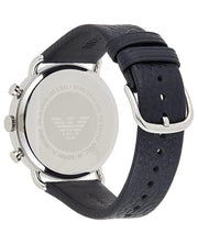  Shop Authentic Emporio Armani Aviator Blue Dial Blue Leather Strap Watch For Men - AR11105 - Luxxuri