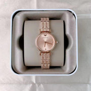  Shop Authentic Emporio Armani Gianni T Bar Quartz Rose Gold Dial Rose Gold Steel Strap Watch For Women - AR11342 - Luxxuri