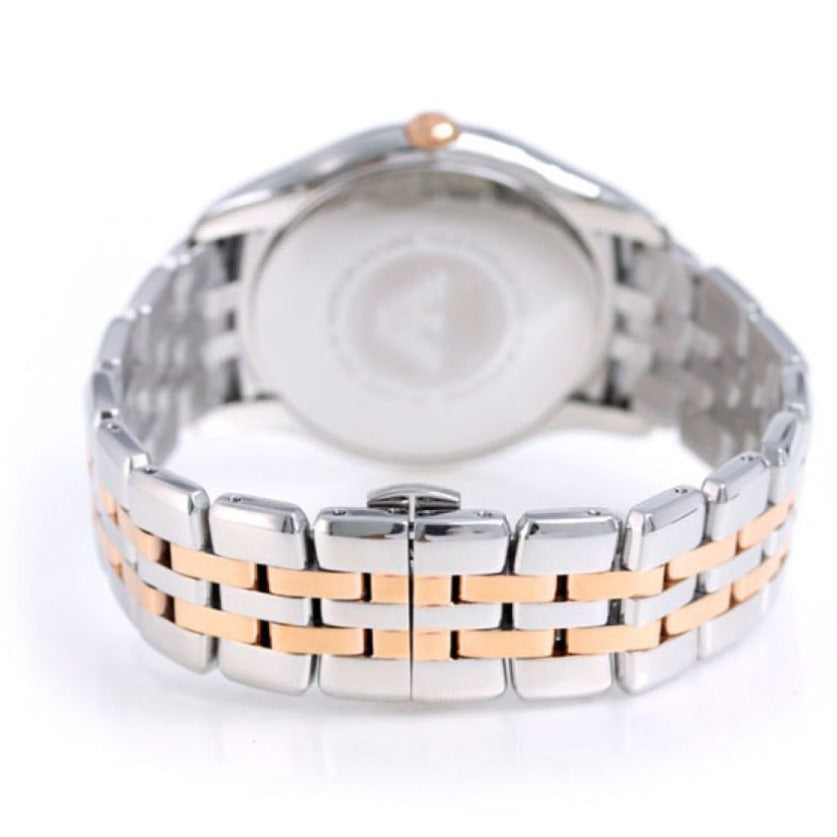  Shop Authentic Emporio Armani Classic Quartz Silver Dial Two Tone Steel Strap Watch For Men - AR1824 - Luxxuri