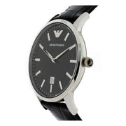  Shop Authentic Emporio Armani Renato Black Dial Leather Strap Watch For Men - AR2411 - Luxxuri
