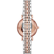  Shop Authentic Emporio Armani Gianni T Bar Quartz White Dial Two Tone Steel Strap Watch For Women - AR80035 - Luxxuri