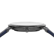  Shop Authentic Emporio Armani Modern Slim Analog Silver Dial Blue Leather Strap Watch For Men - AR11214 - Luxxuri