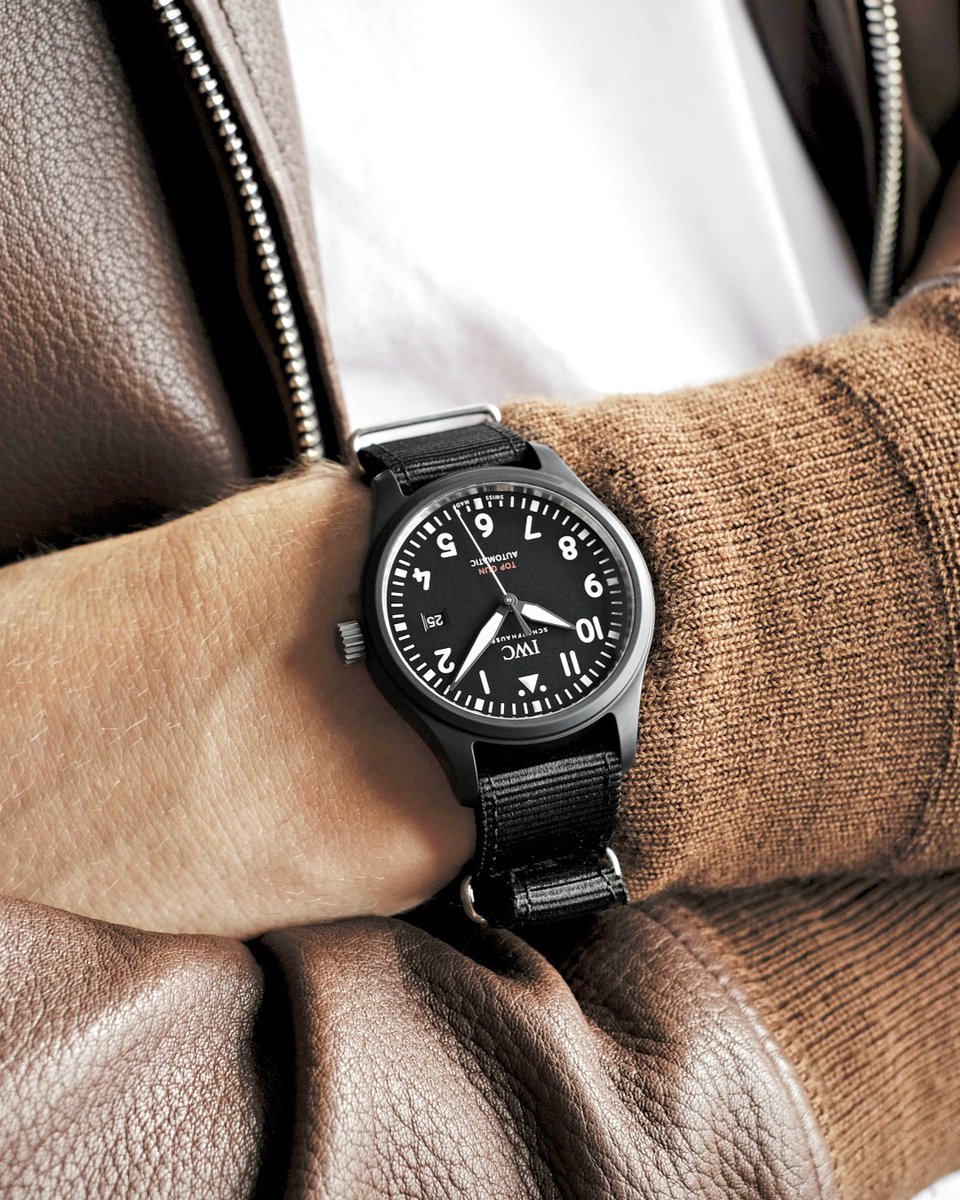  Shop Authentic IWC Pilot Watch Chronograph Top Gun Edition Black Dial Black Nylon Strap Watch for Men - IW326901 - Luxxuri