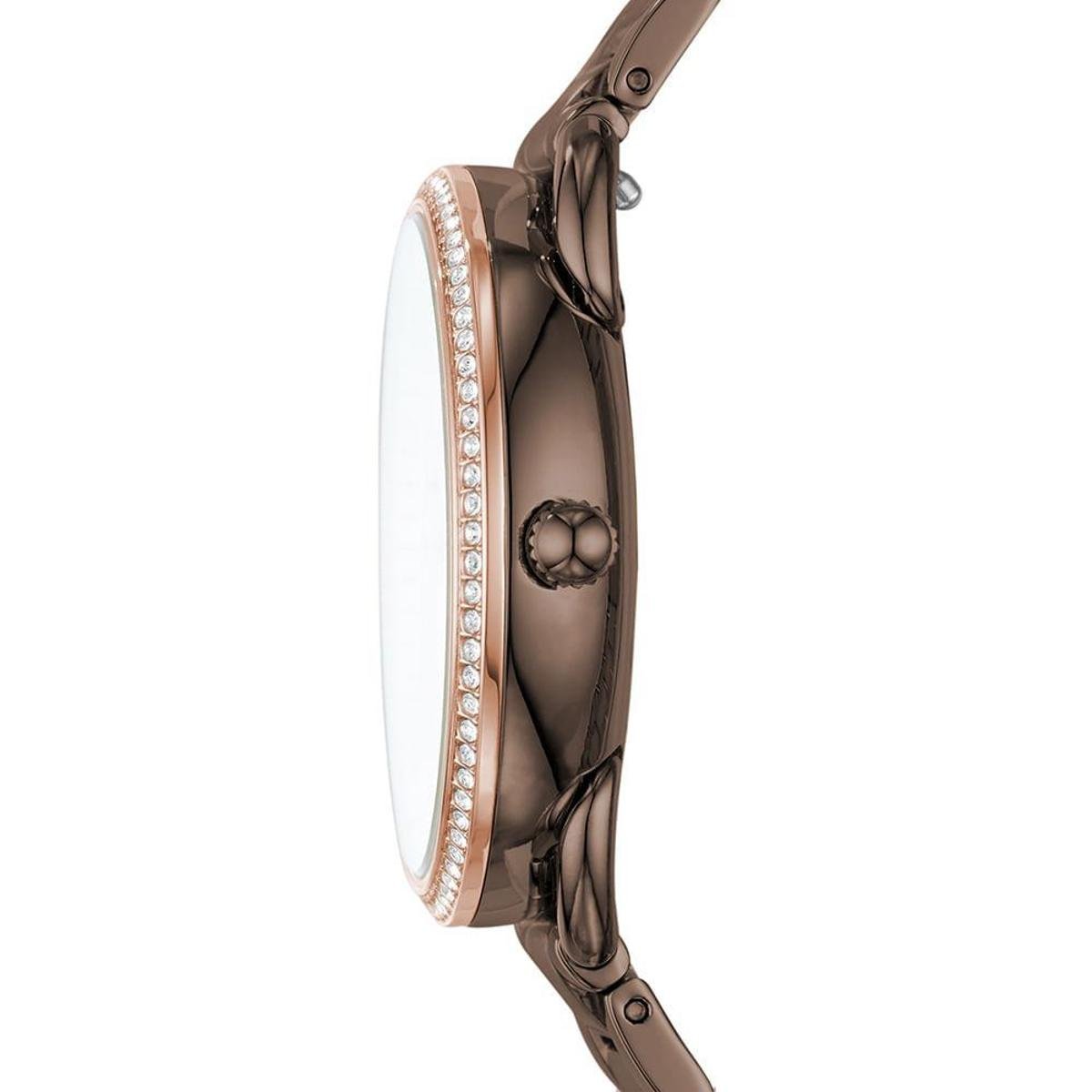  Shop Authentic Fossil Tailor Analog Brown Dial Brown Steel Strap Watch for Women - ES4258 - Luxxuri