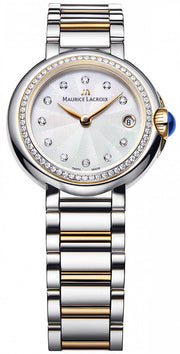  Shop Authentic Maurice Lacroix Fiaba Date Diamonds White Mother of Pearl Dial Two Tone Steel Strap Watch for Women - FA1007-PVP23-170-1 - Luxxuri